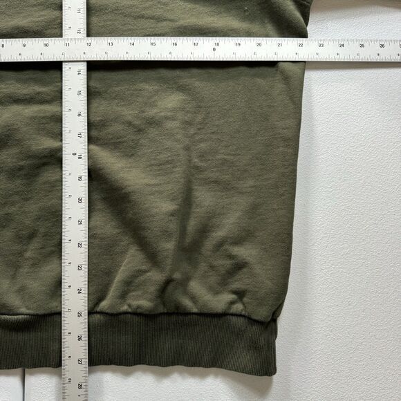 Oakley Embossed Logo Hoodie Men’s Large Green Tech Drawstring Sweatshirt Y2K - Picture 5 of 6